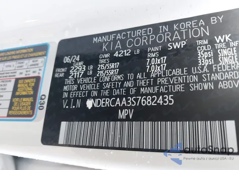 2025 Kia Seltos Ex from USA, damaged, VIN KNDERCAA3S7682435